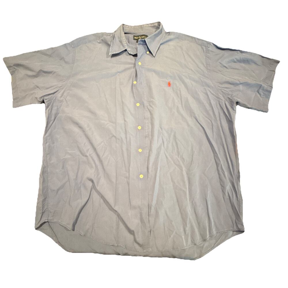 Ralph Lauren Button Up Shirt Men’s XXL Blake 100% Cotton